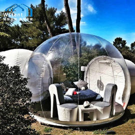 Anti Radiation Geodesic Dome Tent เต็นท์พีวีซีโปร่งใสสิ่งแวดล้อม